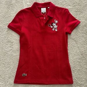Lacoste Disney Red Polo